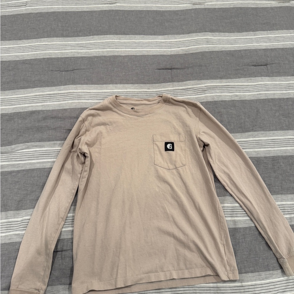 Carhartt Men's Tan Long Sleeve Shirt
